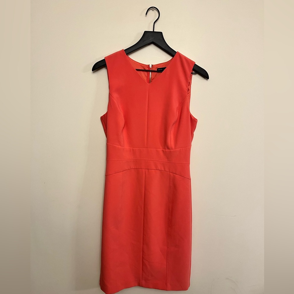 Salmon colored White House Black Market dress
